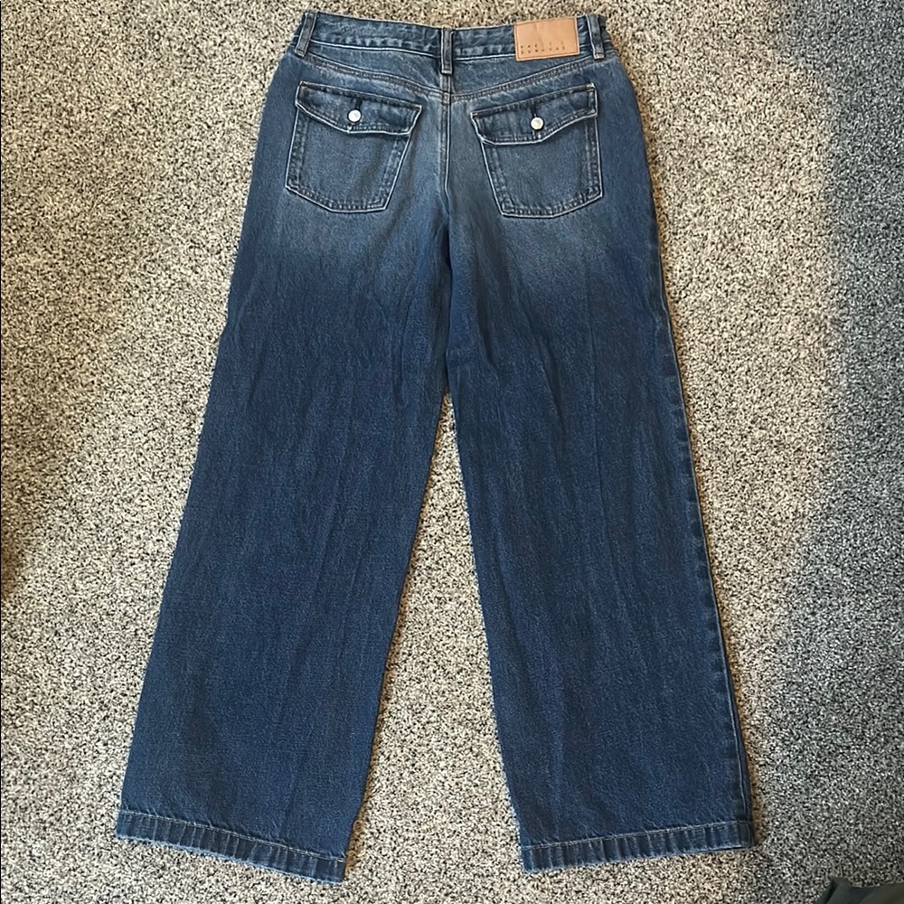 Dark wash Casey low rise baggy pacsun jeans size 27 - Picture 2 of 4